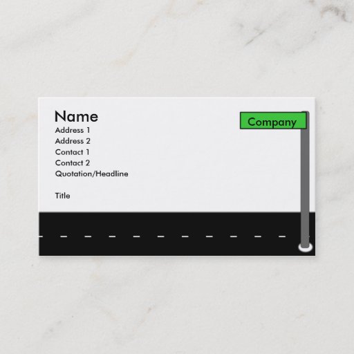 Customizable Modern Street Business Card Templates