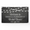 Modern String Lights On Chalkboard Bridal Shower