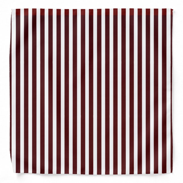 Modern Stripe Print Bandana (Front)