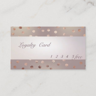 Modern ,Striped,Dotted Loyalty Card