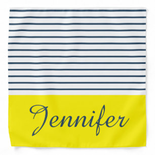 Modern striped pattern bandana