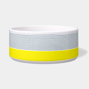 Modern striped pattern bowl