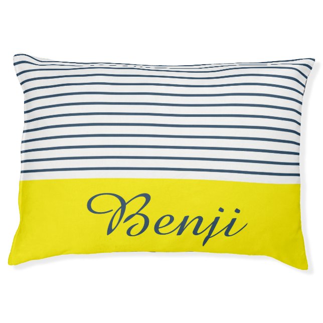 Modern striped pattern pet bed (Front)