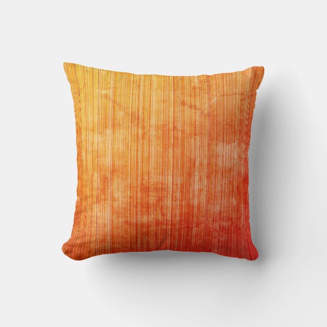 Modern striped rustic 1974 throw pillow (Front)