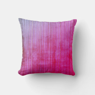 Modern striped rustic Miami Throw Pillow