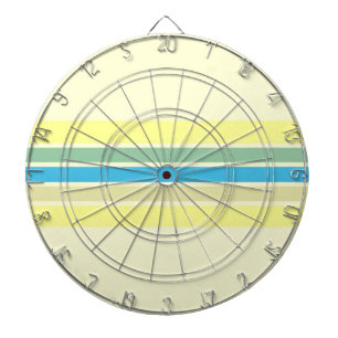 modern stripes art dart board