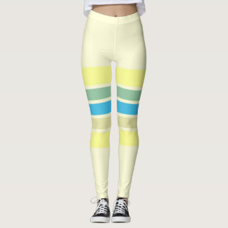 modern stripes art leggings