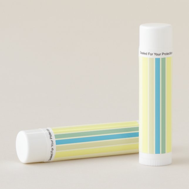 modern stripes art lip balm (Front)
