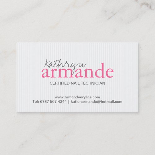 Modern Stripes Business Card