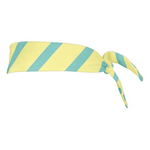 Modern stripes lines  pattern yellow blue cute tie headband