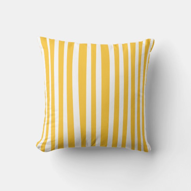 Modern  stripes pattern custom colors throw pillow (Front)