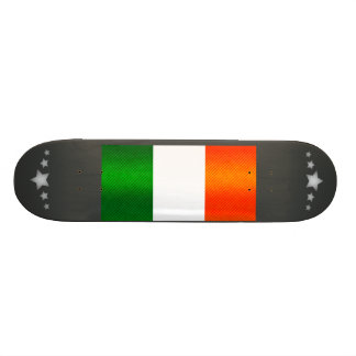 Modern Stripped Irish flag Skateboard