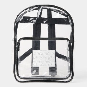 Modern Student Desk Aesthetic Design Clear Backpack