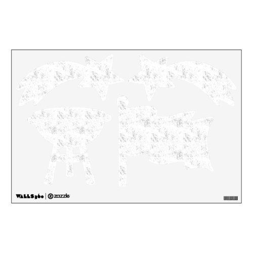 Modern Student Desk Aesthetic Design Wall Decal