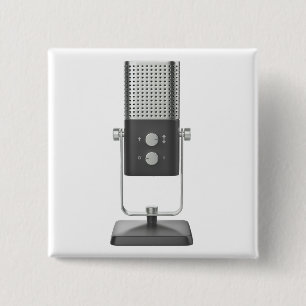 Modern studio microphone button