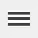 Modern Style Black And White Stripes Post-it Notes
