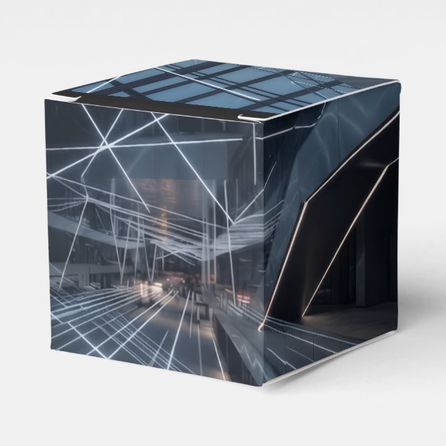 Modern Style Favor Boxes (Front Side)