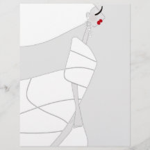 Modern Style Glam Coloring Flyer Paper Miss Jazzy