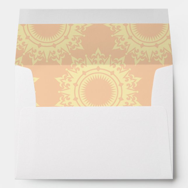 Modern Style Invitation Envelope (Back (Bottom))