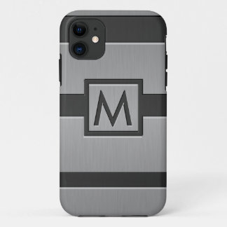 Modern Style Monogram iPhone 11 Case