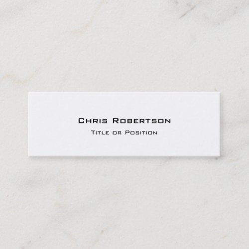 Modern Style Trendy Charming Professional Mini Business Card