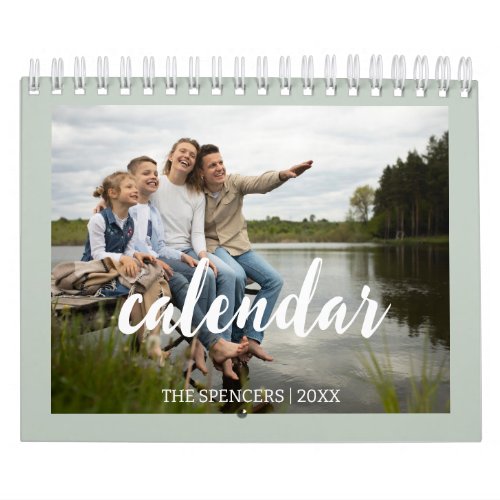 Modern Stylish 2024 Family Photo Calendar
