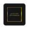 Modern stylish black and gold professional