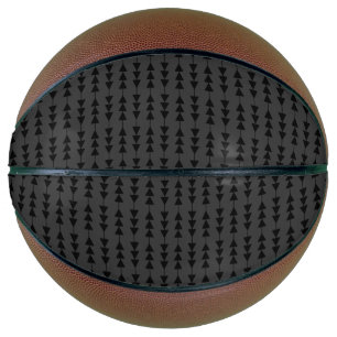 Modern & Stylish Black Hanging Triangles on Smoky Basketball