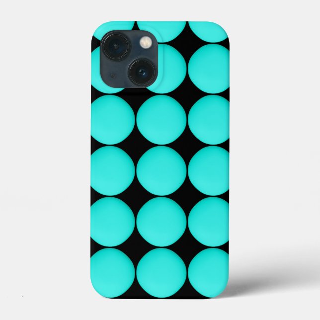 Modern Stylish Blue Pattern Case-Mate iPhone Case (Back)