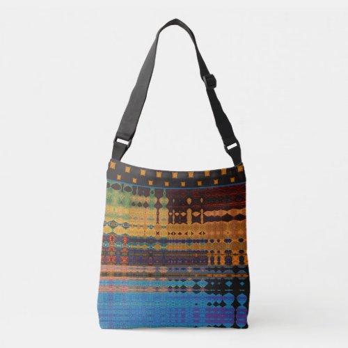 Modern stylish bohemian book bag  tote bag handbag