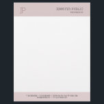Modern Stylish Color Harmony Monogram Template Letterhead<br><div class="desc">Modern Stylish Color Harmony Monogram Template Letterhead.</div>