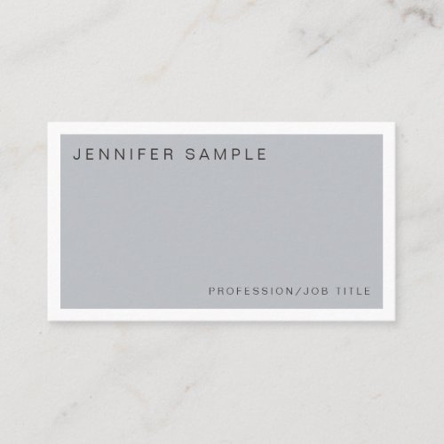 Modern Stylish Colors Trendy Design Glamour Business Card