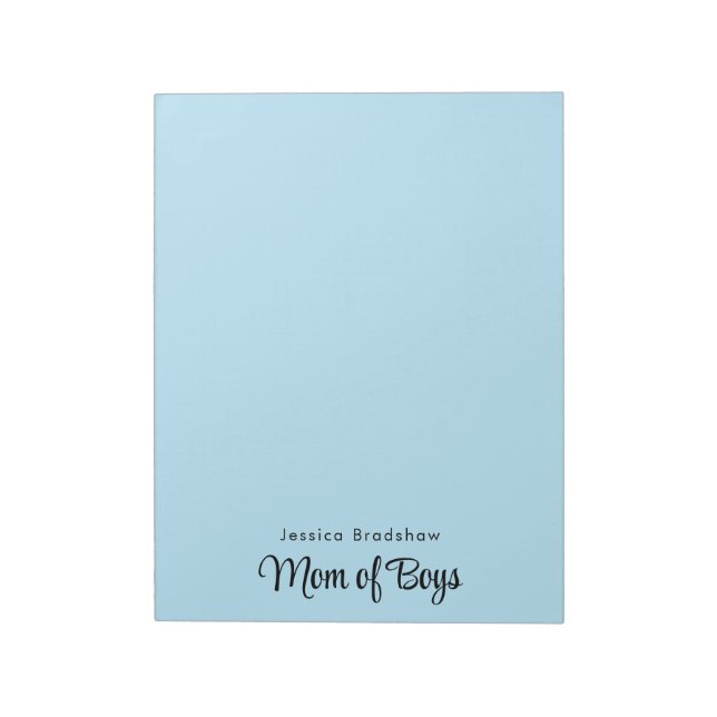 Modern Stylish Cute Trendy Unique For Moms Notepad (Rotated)