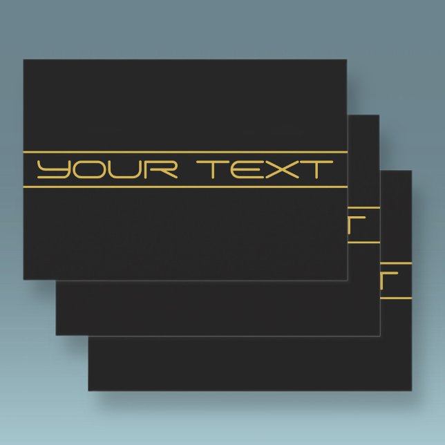 Modern Stylish Editable Gold Text & Stripes Wrapping Paper Sheets (Creator Uploaded)