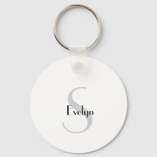 Modern Stylish Elegant Minimal Keychain