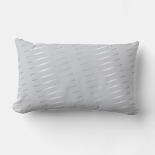 Modern Stylish Glam Silver Look Template Trendy Lumbar Pillow