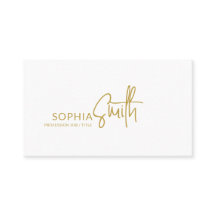 Modern Stylish Golden Brown Handwritten Script