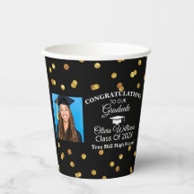 Modern Stylish Graduate Photo Graduation Party