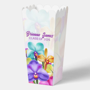 Modern Stylish Graduation Popcorn Party Favor Box