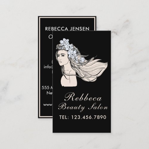 Modern Stylish Holographic Beautician Makeup  Business Card