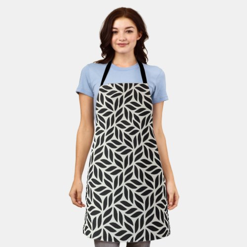 Modern Stylish Leaf Pattern Apron