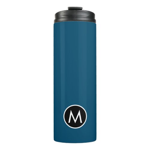 Modern Stylish Magenta Monogram Travel Mug