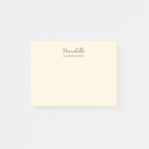 Modern Stylish Minimalist Monogram Name 