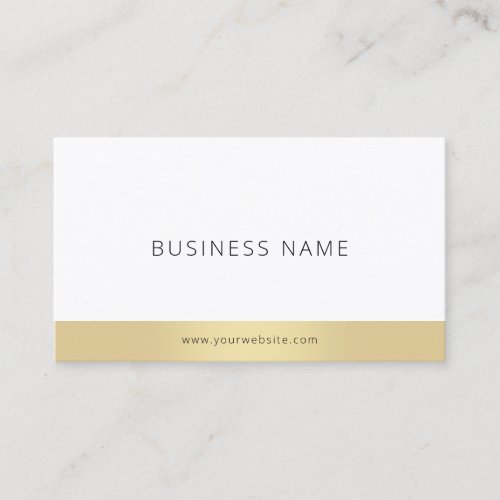 Modern Stylish Minimalistic Elegant Gold Template Business Card