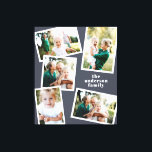 Modern stylish multi photo family blue home decor<br><div class="desc">Modern stylish multi photo family home decor. Modern navy blue color can be changed.</div>