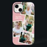 Modern stylish multi photo family electronic Case-Mate iPhone 14 case<br><div class="desc">Modern stylish multi photo family electronic phone case design. Ideal birthday,  Christmas,  mothers day or Fathers day design. Colors can be changed.</div>