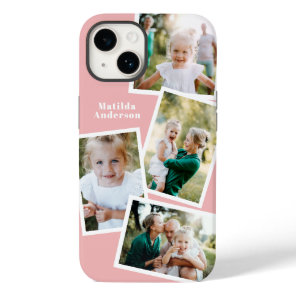 Modern stylish multi photo family electronic Case-Mate iPhone 14 case