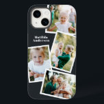 Modern stylish multi photo family electronic Case-Mate iPhone 14 case<br><div class="desc">Modern stylish multi photo family electronic phone case design. Ideal birthday,  Christmas,  mothers day or Fathers day design. Colors can be changed.</div>