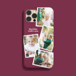 Modern stylish multi photo family electronic Case-Mate iPhone 14 case<br><div class="desc">Modern stylish multi photo family electronic phone case design. Ideal birthday,  Christmas,  mothers day or Fathers day design. Colors can be changed.</div>