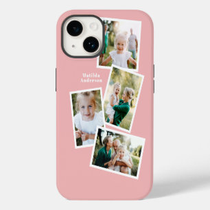 Modern stylish multi photo family electronic iPhone 14 case